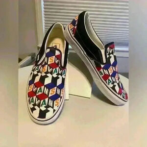 Vans slip-on shoes Red, White, and Blue Size 11 in Women’s NWOT